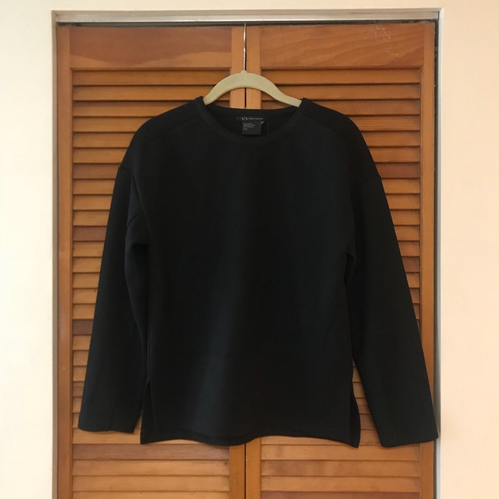 Armani Exchange NWT black sweatshirt, size M